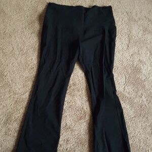 Black maternity dress pants